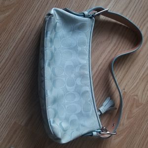 Authentic Coach bag in teal